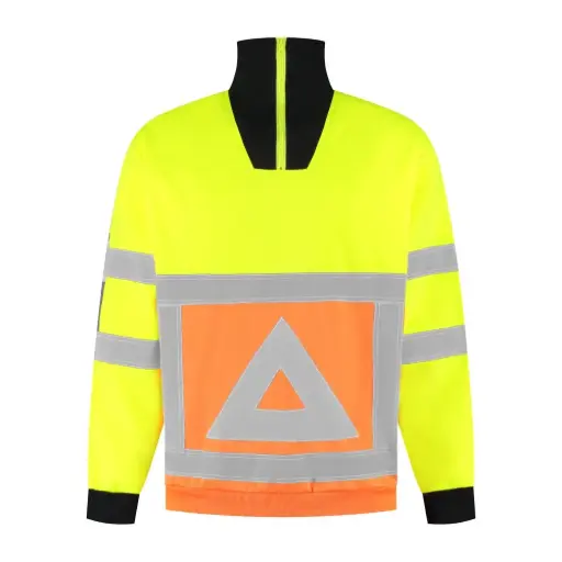 VKZSRWS100 Warnschutz Sweatshirt für Verkehrslotsen