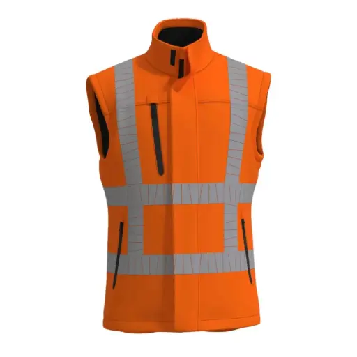 BWRWS100 Warnschutz Softshell Bodywarmer