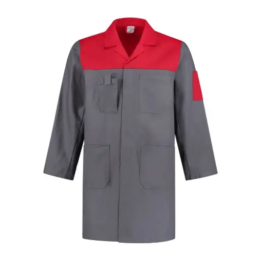 SJ1002KL Arbeitskittel 100% Baumwolle zweifarbig